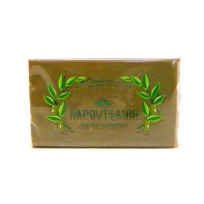 Image of Green Pure Olive Oil Soap &quot;Papoutsanis&quot; 6barsx125g by Papoutsanis S.A [Beauty]