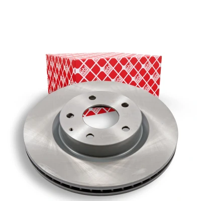 Image of B45G33251A, BJT233251A Brake disc FEBI BILSTEIN 108514 Front Axle 295mm 25mm 5 Hole 114,3mm internally vented Coated MAZDA: CX 3, 3 Saloon