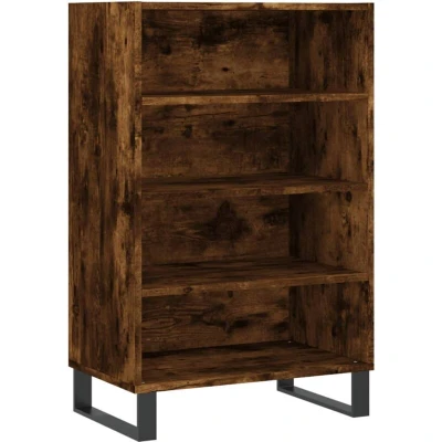 Image of vidaXL Highboard Smoked Oak 57x35x90 cm Engineered Wood