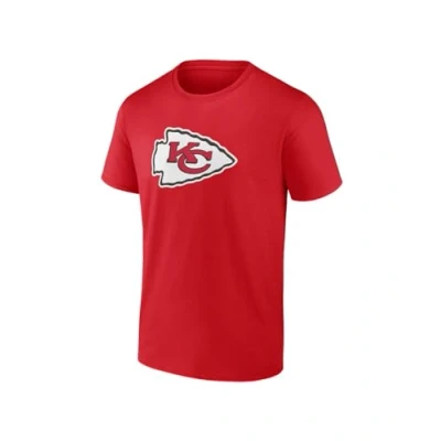 Image of Kansas City Chiefs NFL T Shirt Primary Logo Graphic Red or black, M