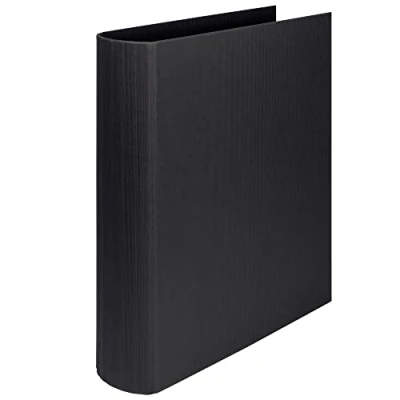 Image of Rössler Soho A4 50mm File Spine Ring Black (Pack of 4)