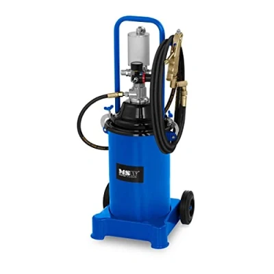 Image of MSW Pneumatic Grease Pump 12 L Portable Lubricant Oil Injector Gun Compressor Air Dispenser PRO G 12M (Pump Pressure 300 400 Bar, 4m Hose, Compression Ration 50:1)