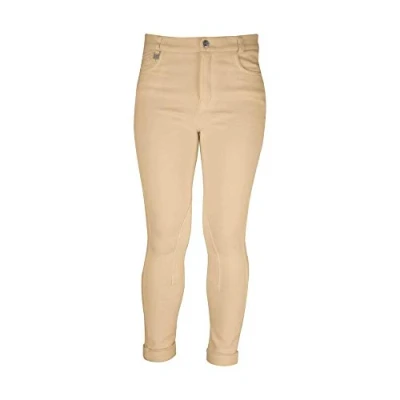 Image of HyPERFORMANCE Melton Childrens Jodhpurs Beige 26