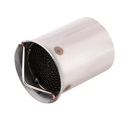 Image of Elerose Motorcycle Exhaust Pipe DB,51mm Universal Modified Muffler Stainless Steel Removable DB Noise Canceller