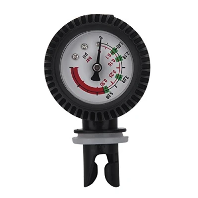 Image of For Kayak Manometer Barometer,Nylon Inflatable Boat Air Pressure Gauge Barometer Replacement Raft Black