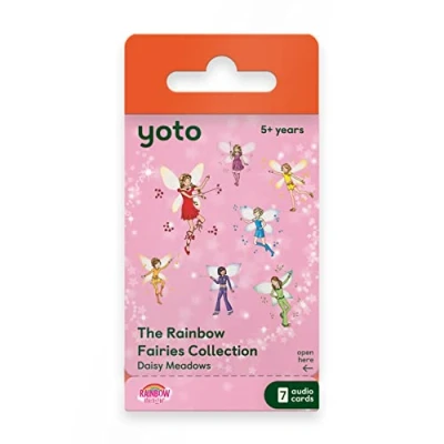 Image of Yoto The Rainbow Fairies Collection by Daisy Meadows 7 Kids Audio Cards for Use with Player &amp; Mini All in 1 Player, Screen Free Listening Fun Playtime Bedtime Travel Stories, Ages 5+