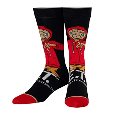 Image of Odd Sox Unisex Crew Socks E.T. Hoodie (UK adult 6 12)