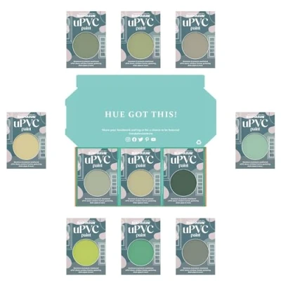 Image of Rust Oleum uPVC Paint in Satin Finish Rich Greens Tester Box