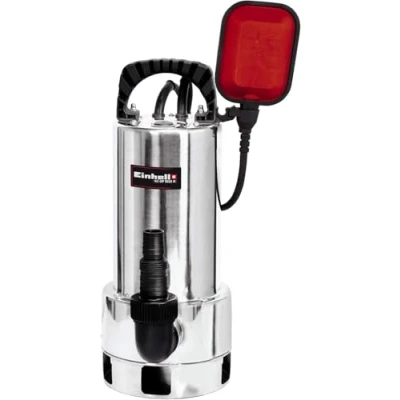 Image of Einhell GC DP 9035N Submersible Dirty Water Pump 900W, Stainless Steel Pump, 18,000 L/h, Height Adjustable Float Switch 2 in 1 Electric For Easy Drainage Of Floods, Hot Tubs And Pools