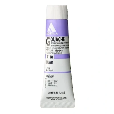 Image of Holbein Acryla Gouache Lilac (A) 20ml