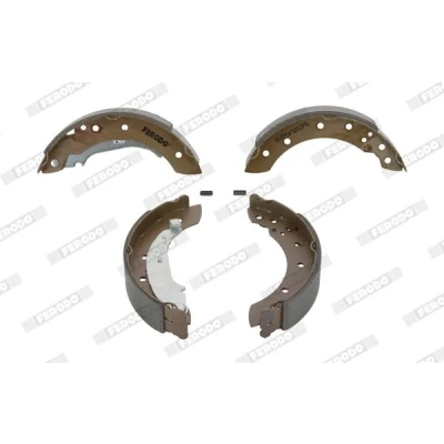 Image of 440601749R, 440A07208R, 7701206971 Brake Shoes FERODO PREMIER FSB519 203mm 38mm with accessories RENAULT: CLIO 2, Kangoo II Express, LAGUNA 1