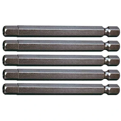 Image of KS Tools 911.7715 1/4&quot; CLASSIC Bit hexagon tamperproof, 6mm, pack of 5
