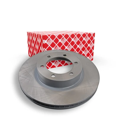 Image of 435120K210, 435120K250, 4351260150 Brake disc FEBI BILSTEIN 170780 Front Axle 338mm 28mm 6 Hole 139,7mm internally vented Coated