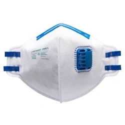 Image of Portwest FFP2 Valved Fold Flat Respirator White