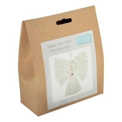 Image of Trimits Make Your Own Macramé Decoration Kit, Angel