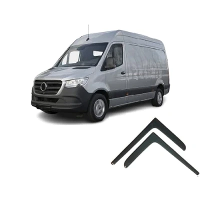 Image of AC WOW 2x Wind Deflectors Compatible with MERCEDES BENZ Sprinter W907 W910 2018 2019 2020 2021 2022 2023 2024