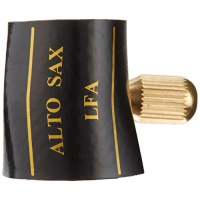 Image of BG LFA Fabric Flex Ligature (Black) for Alto Sax