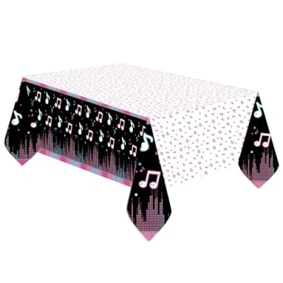 Image of Amscan 9913860 Internet Famous Kids Birthday Party Paper Table Cover 1.8m x 1.2m