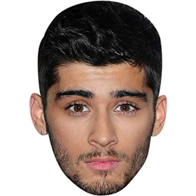 Image of FoxyPrinting Zayn Tv Stars Celebrity Cardboard Party Face Mask Fancy Dress