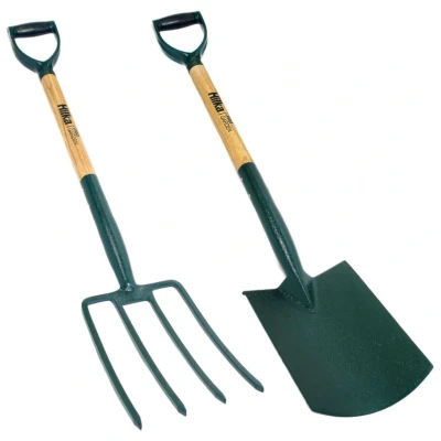 Image of Hilka 92062020 2 PCE Carbon Steel Digging Spade &amp; Fork