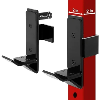 Image of Yes4All UHFC J Hook, 2x2 Hooks Power Rack