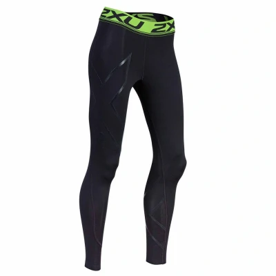 Image of 2XU Womens Refresh Recovery Tights, Black/Nero, XL