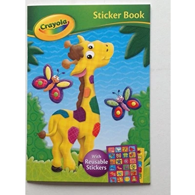 Image of Crayola Sticker Book Giraffe A4