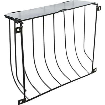 Image of Screwable Hay Holder, 22 x 16 6 cm, Black