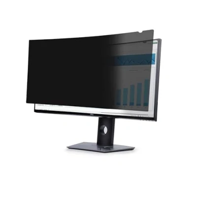 Image of StarTech.com Privacy Screen For Dell P3424WE Curved 21:9 Monitor, Double Sided Filter, Computer Protector, TAA
