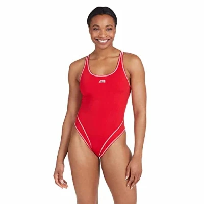 Image of Zoggs Women&#039;s Master Back Swimwear, red, 38