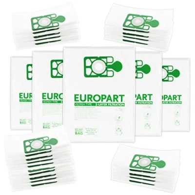 Image of SPARES2GO Cloth Hoover Bags compatible with Numatic Henry Hetty Vacuum Cleaners (Pack of 30)