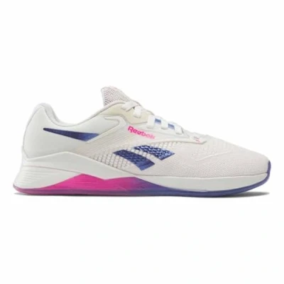 Image of Reebok NANO X4 Training shoe, Women&#039;s, Size: 8.5, Chalk/stepur/laspin Textile/synthetics