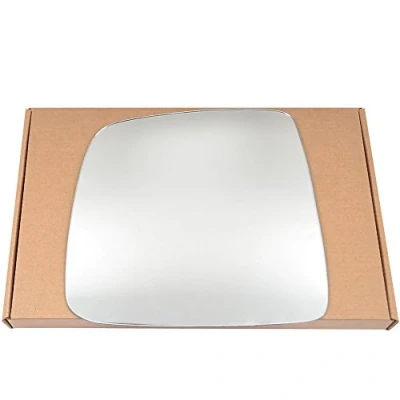 Image of Less4spares Wing Mirror Glass Left Compatible with Hyundai iLoad i800 2008 2020 STICK ON Passenger Near Side Convex
