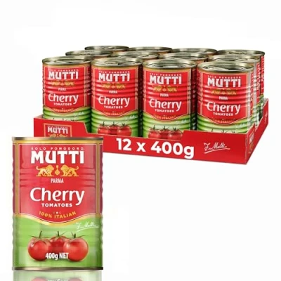 Image of Mutti Cherry Tomatoes ,pack of 12(400g)