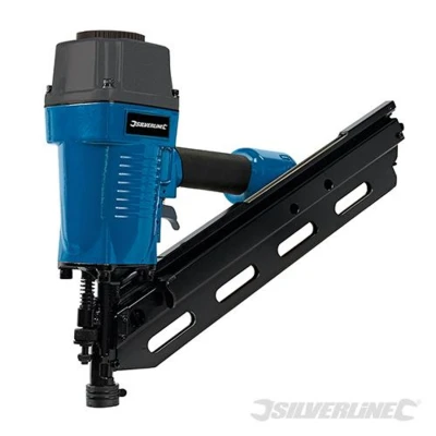 Image of Silverline Air Framing Nailer 90mm 10 12 Gauge