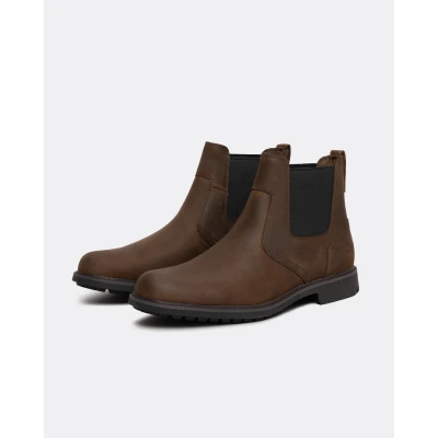 Image of Timberland Earthkeepers Stormbuck Mens Chelsea Boot Dark Brown Size UK 12.5