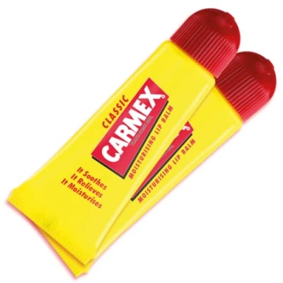 Image of Carmex Classic Moisturising Lip Balm for Soft, Protected Lips with SPF 15 (10 gm each Pack of 2)