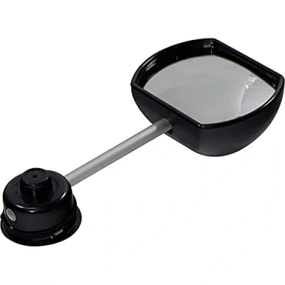 Image of Leisurewize Suck It &amp; See Convex Mirror Universal Deluxe Blindpsot Mirror, Perfect For Cars / 4X4&#039;s (LWACC166)