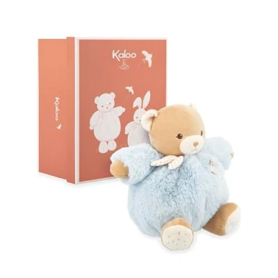 Image of Kaloo Blue Teddy Bear 17cm Ultra soft plush for baby Tender companion from Birth Ideal size little hands Gift K214014
