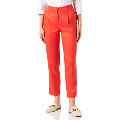 Image of Naf Women&#039;s Kleo P1 Dress Pants, Orange Red, 14