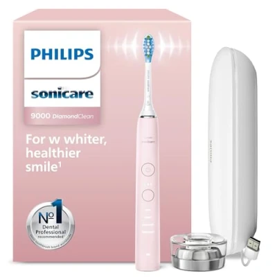 Image of Philips Sonicare Electric Toothbrush DiamondClean 9000 Pink with App Connect HX9911/53