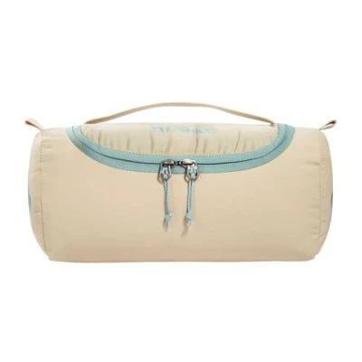 Image of Tatonka Care Barrel Hanging Toiletry Bag with Mirror and Compartments (Brown Rice)