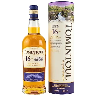 Image of Tomintoul 16 Year Old Single Malt Whisky, 70 cl