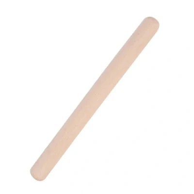 Image of TOPINCN Rolling Pin Home Solid Wood Cake Pastry Pizza Baking Tool Kitchen Utensils (39Cm)
