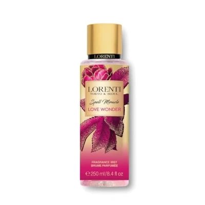 Image of Lorenti Body Mist Spray 250 ml Love Wonder For Woman Fresh Scent More Permanent Formula Luxury of Fragrance