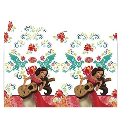 Image of ALMACENESADAN 2402; Elena of Avalor Party and Birthday Tablecloth; Product Dimensions 120 x 180 cm