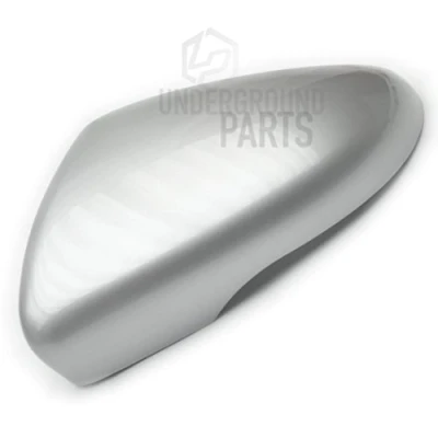 Image of Underground Parts Painted Reflex Silver Door Wing Mirror Cover Cap Right Offside Drivers Side for VW Golf mk6