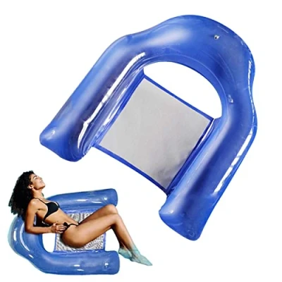 Image of Inflatable Pool Float Chair,U Seat Floating Lounger,Inflatable Rafts Floats For Adults Kids Swimming,Foldable Swimming Pools, Beaches, Lakes