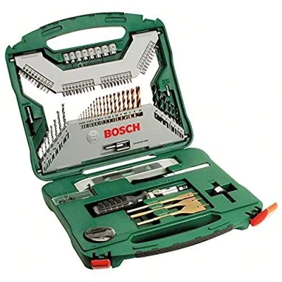 Image of Bosch 100 Piece X Line Titanium Drill and Screwdriver Bit Set (Wood, Masonry Metal, Accessories for Drills)