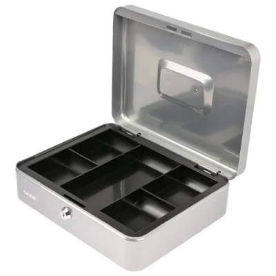 Image of HMF 10130 Cash Box 30 x 24 9 cm, silver